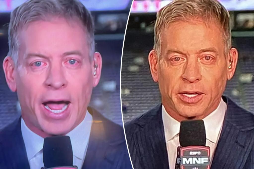 عيون تروي أيكمان الحمراء تثير قلق المعجبين خلال بث برنامج MNF