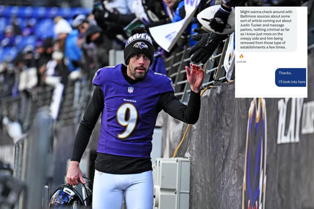 حصل المراسل على طرف "زاحف" جوستين تاكر قبل إزعاج اتهامات سوء السلوك الجنسي