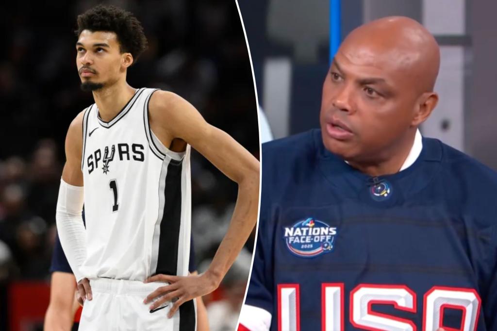 يريد تشارلز باركلي ضخ الفرامل على لقب فيكتور ويمبانياما "وجه الدوري"