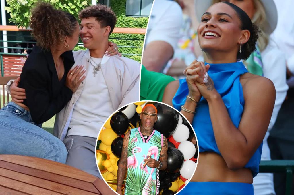 يدعو ترينيتي رودمان مذيعي ويمبلدون على ذكر دينيس رودمان