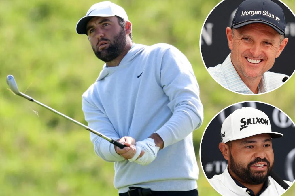 منظور سكوتي شيفلر على الأرض يتردد صداها مع أقران الجولف