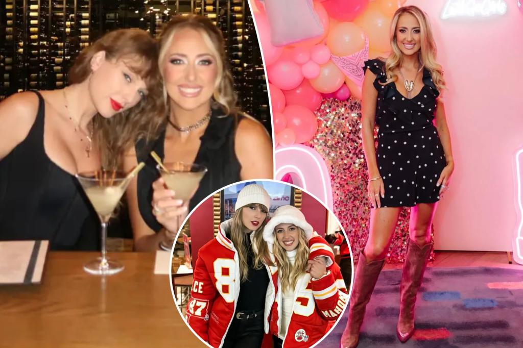 تايلور سويفت يصنع حجاب في صور عيد ميلاد بريتاني ماهومز الثلاثين