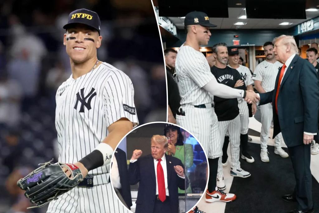 هارون جادس ، يانكيز يقدر "يوم سريالي" بعد مقابلة ترامب في النادي
