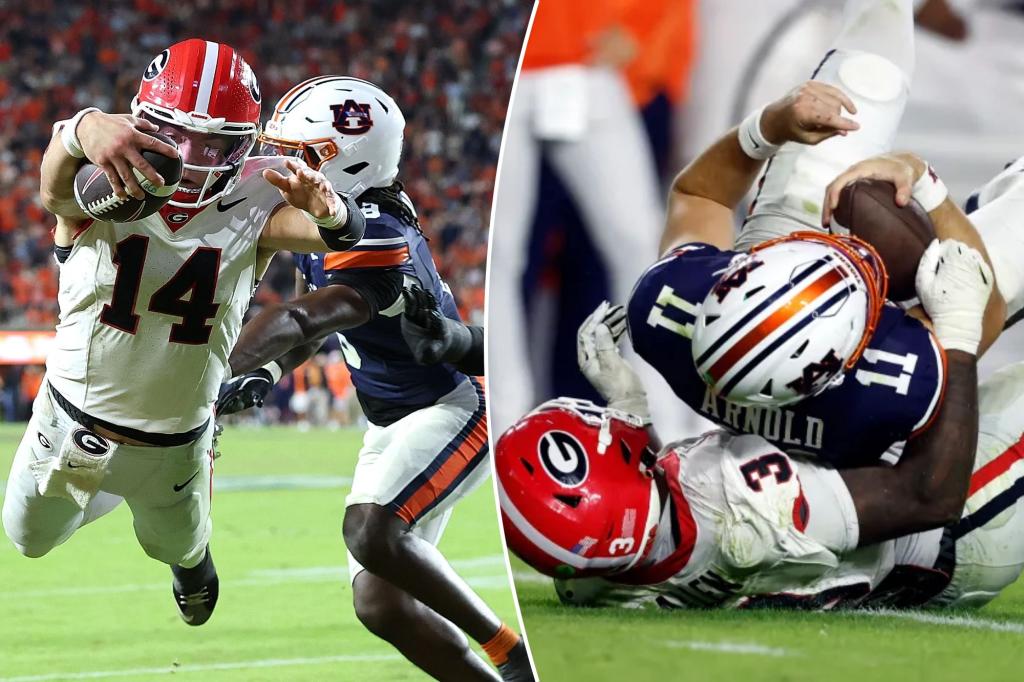 جورجيا تذهل أوبورن بفضل تعثر خط المرمى المثير للجدل