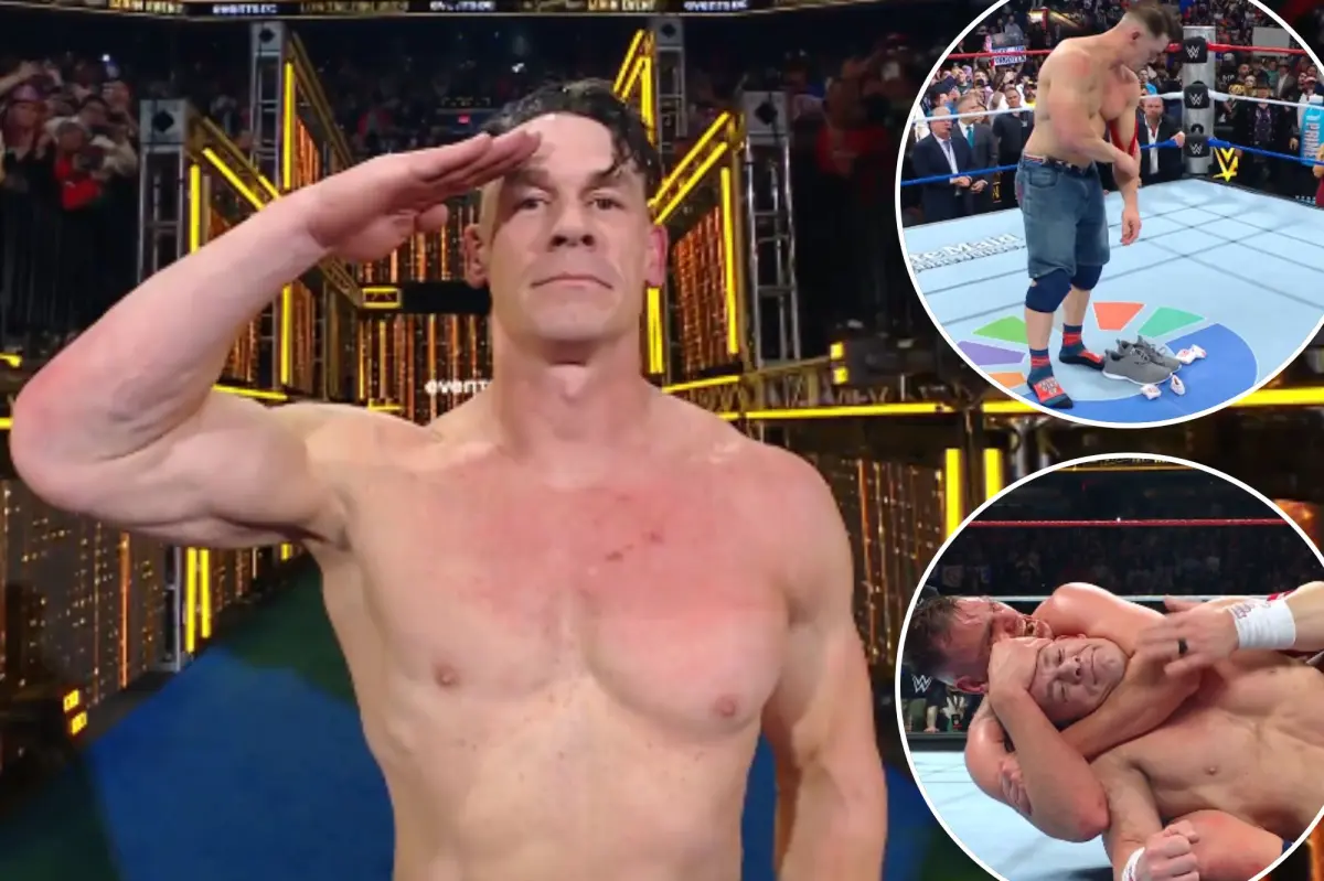 يلجأ جون سينا ​​إلى Gunther ليخسر مباراة WWE النهائية في SNME