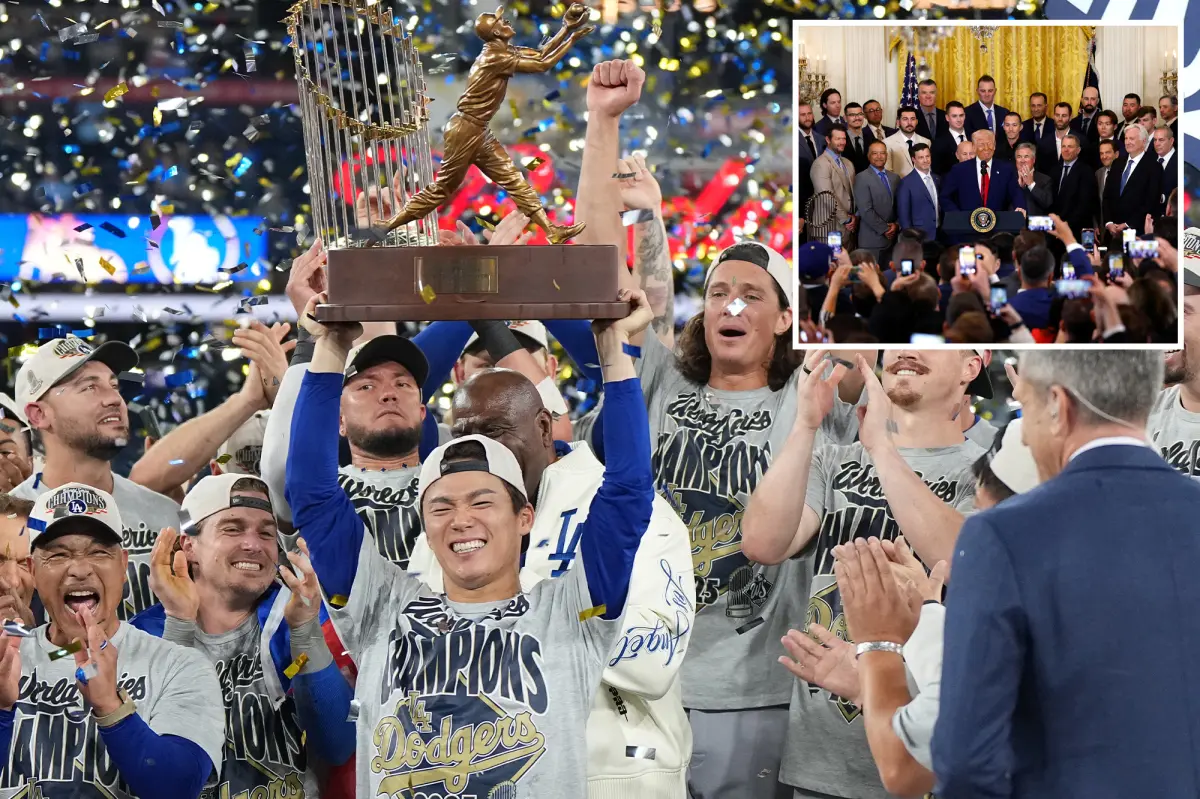 يؤكد البيت الأبيض أن دودجرز سيحضرون حفل بطولة العالم