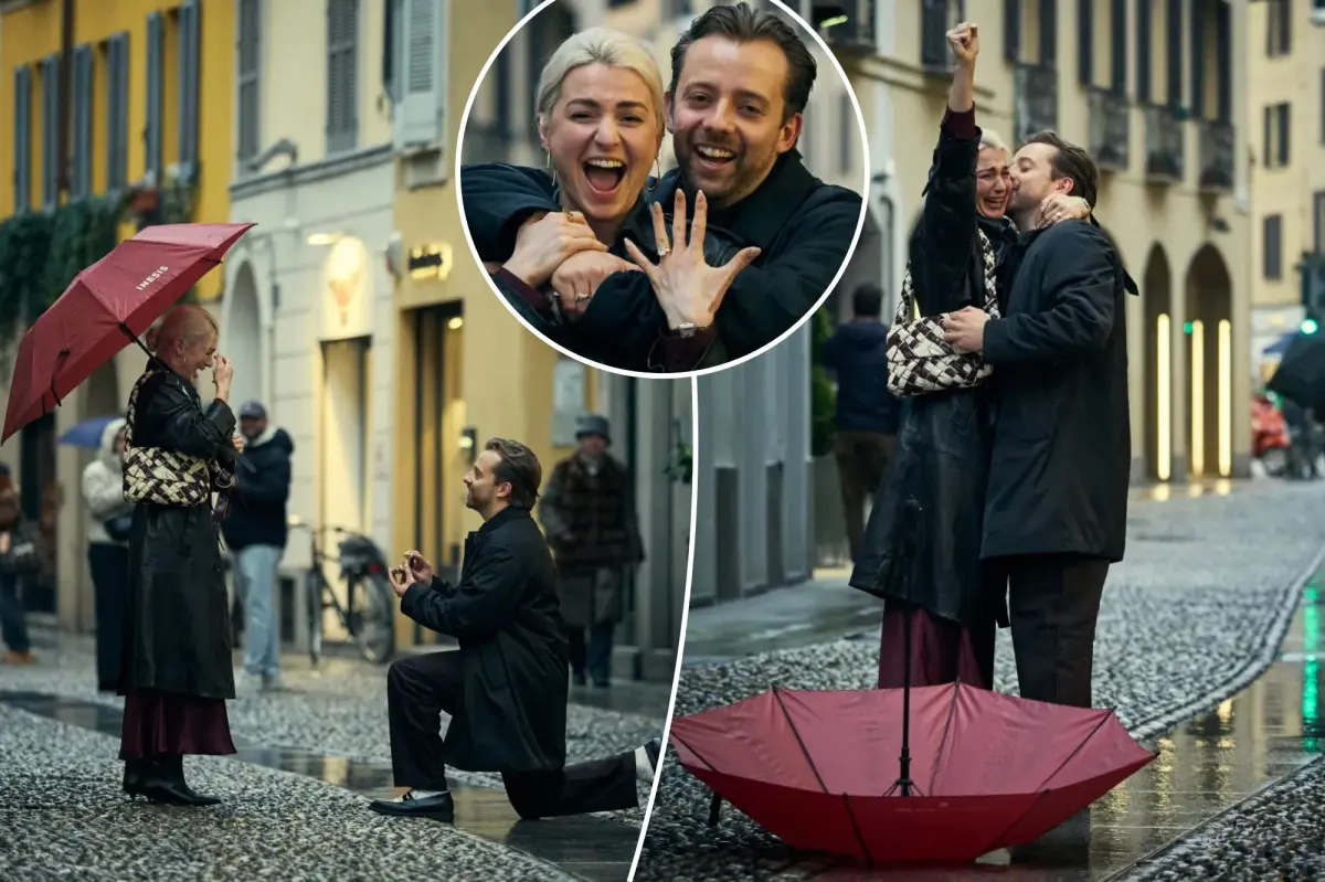 يشارك المتنافسون الأولمبيون في التزلج في ميلانو في عيد الحب