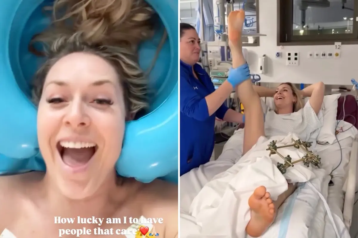 تعود ليندسي فون إلى منزلها بعد إصابتها في الألعاب الأولمبية لكنها تقول إنها لا تزال غير قادرة على الوقوف