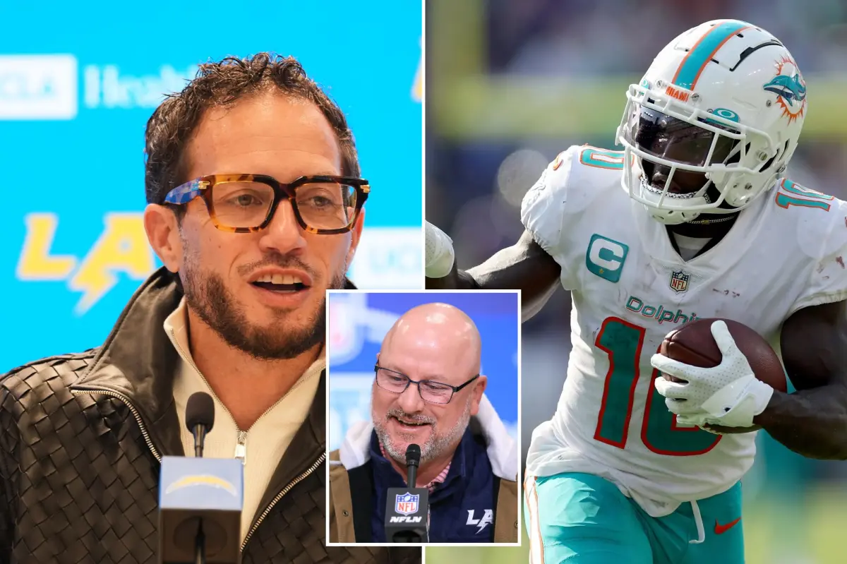 Tyreek Hill مناسب تمامًا لجوستين هربرت، شواحن