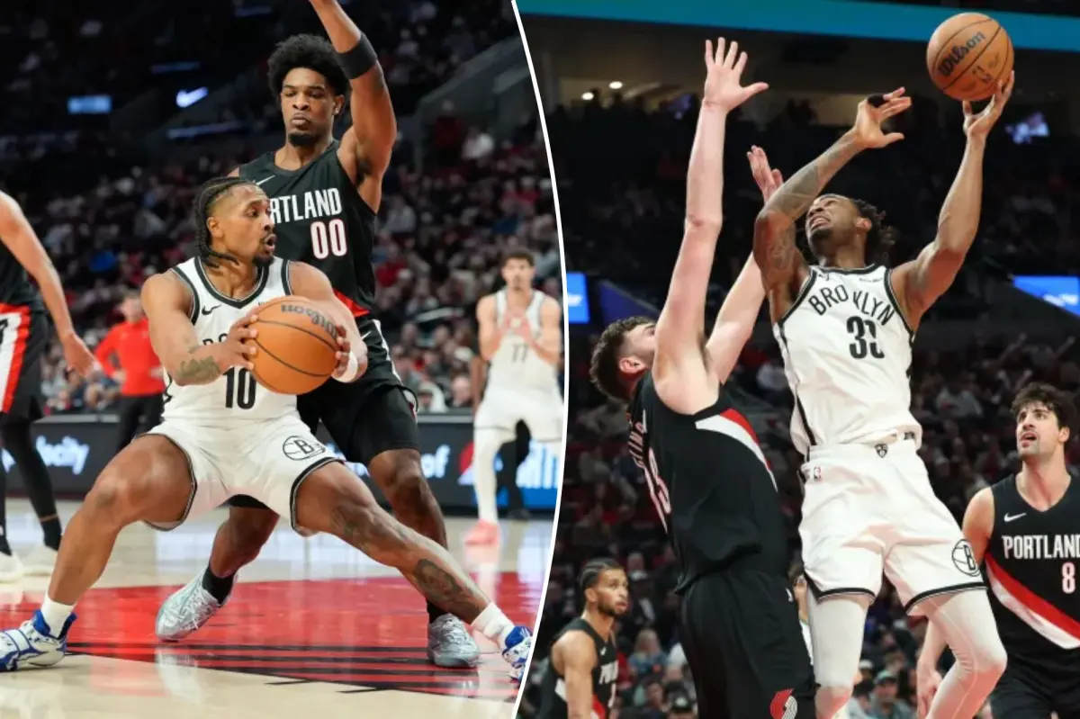 وتعرض نتس لهزيمة تريل بليزرز للخسارة الثامنة على التوالي