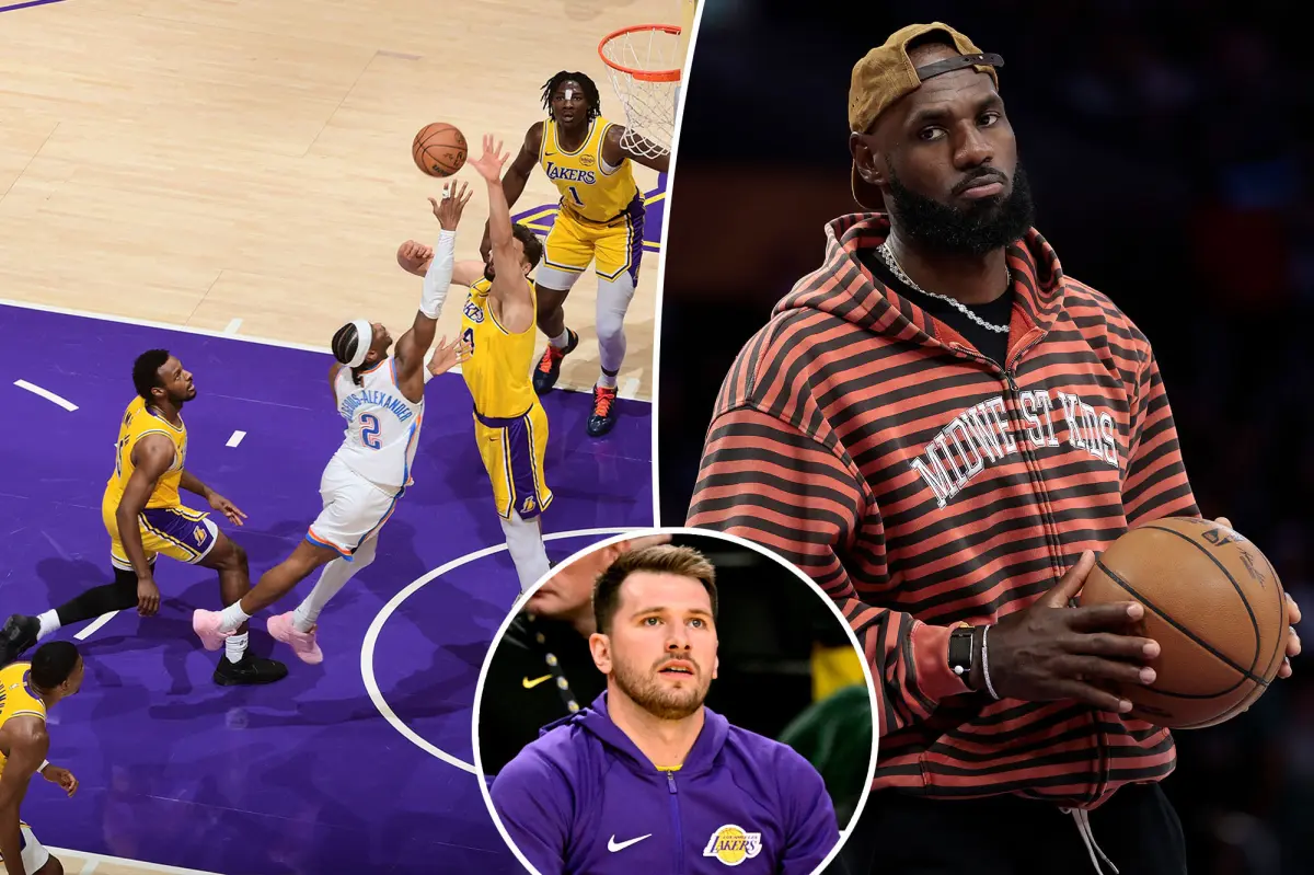 انهيار ليكرز أمام ثاندر بعد إصابة لوكا وريفز في عرقلة المنافسة على اللقب