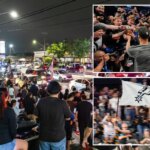 أعلن مشجع توتنهام، البالغ من العمر 17 عامًا، أنه مات دماغيًا بعد حادث مروع أثناء الاحتفال بالفوز النهائي في المؤتمر
