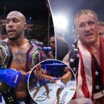 جاستن جايتجي وسيريل جين يفوزان بالأحزمة في UFC Freedom 250