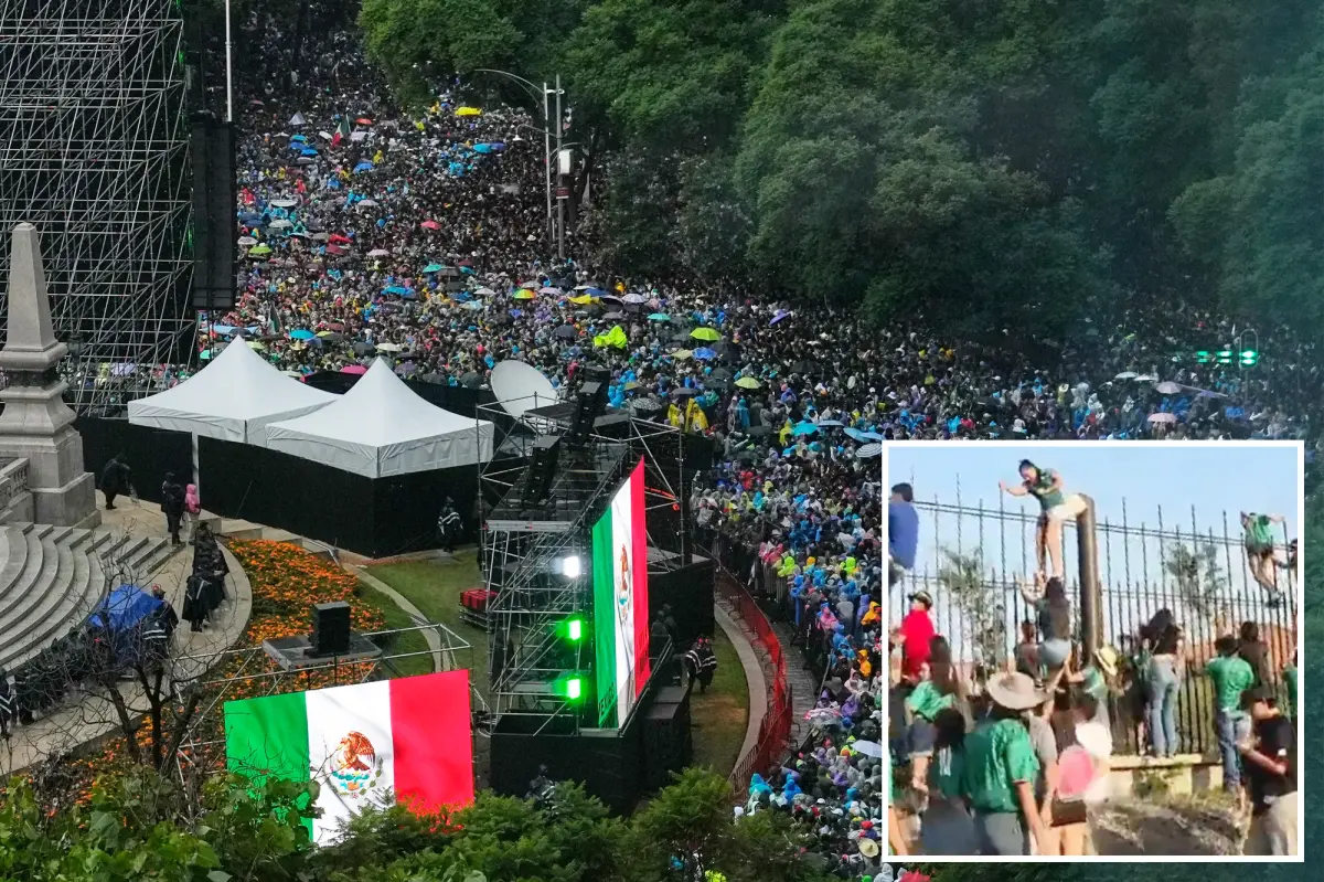 تحول مهرجان المكسيك للمشجعين إلى مشجعين يتم رشهم بالفلفل بواسطة القوة المدنية