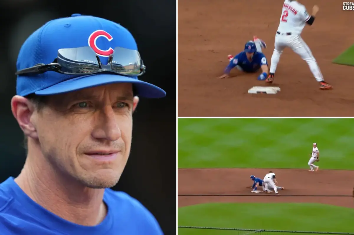 قام مدير Cubs Craig Counsell بتمزيق مراجعة الإعادة "غير المنطقية".