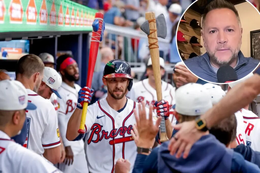 مذيع Braves ينتشر بسرعة بسبب تعليق غير مقصود يحتفل بميلاد طفل