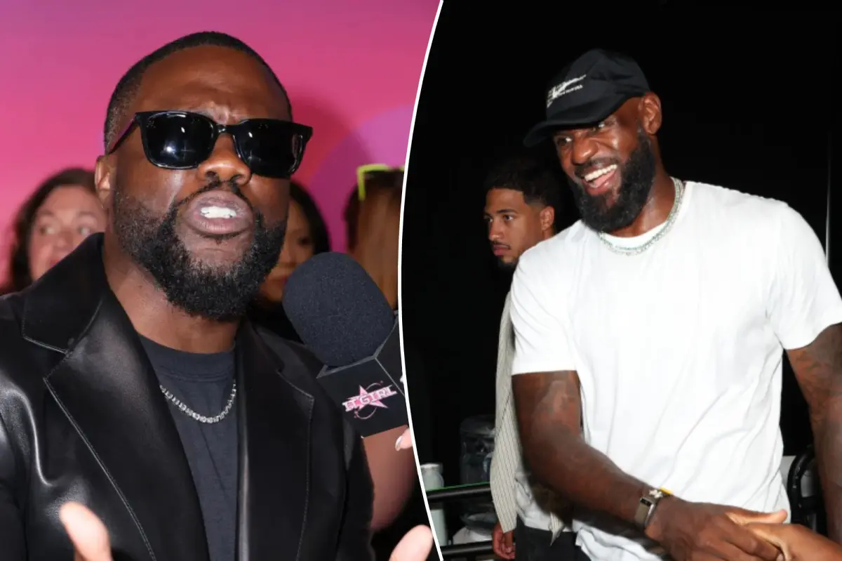 قرار ليبرون جيمس في 76ers يرسل كيفن هارت إلى حالة من الهستيريا