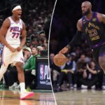 VJ Edgecombe يكشف عن FaceTime الخاص بـ LeBron James والذي تركه "geekin"