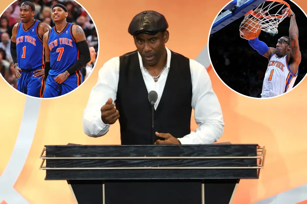 تم إدخال Amar'e Stoudemire في Hall of Fame في لحظة نيكس الكاملة