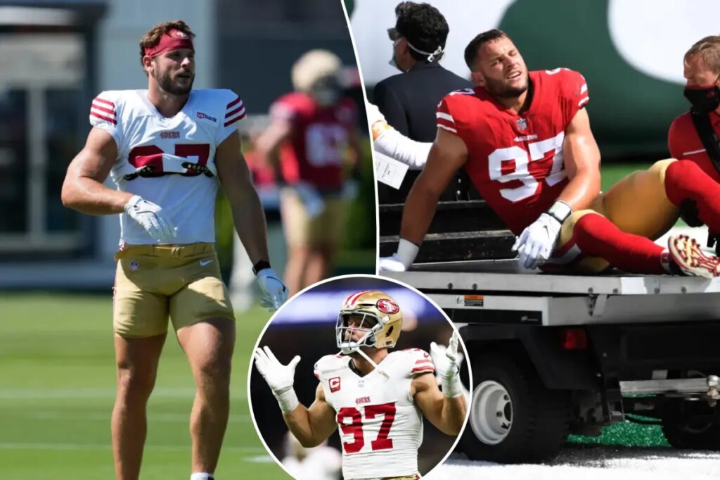 يحصل لاعبو فريق 49 على أخبار جيدة من Nick Bosa وسط مشكلة التهاب الأوتار في الرباط الصليبي الأمامي