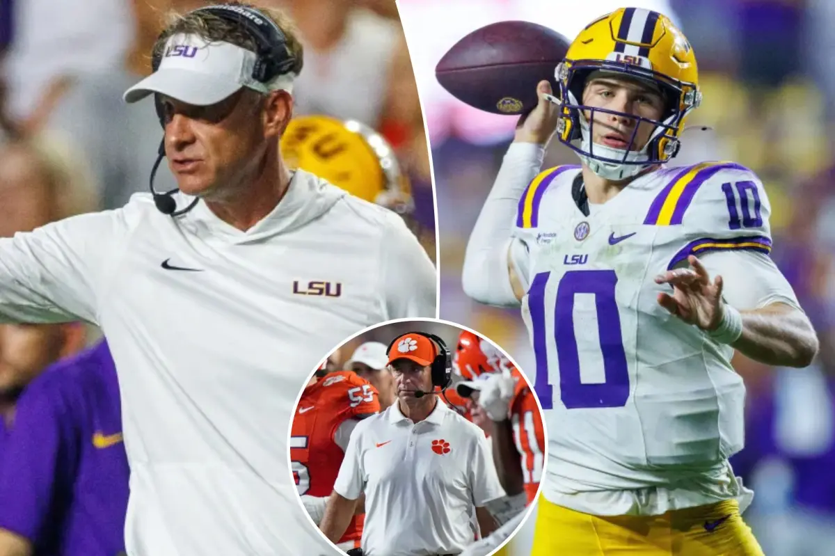LSU تدمر كليمسون في أول ظهور لـ Lane Kiffin