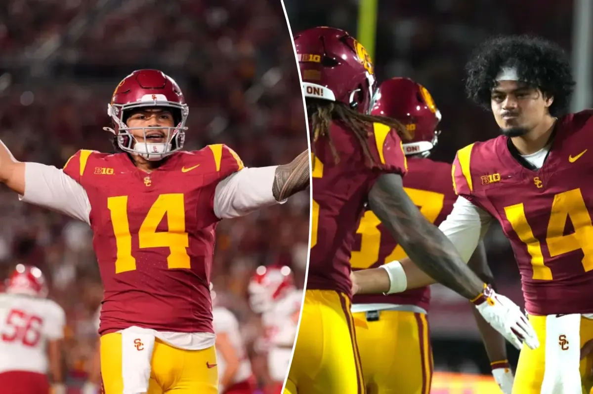 ألقى جايدن ميافا من جامعة جنوب كاليفورنيا نظرة مبكرة على مرشح Heisman