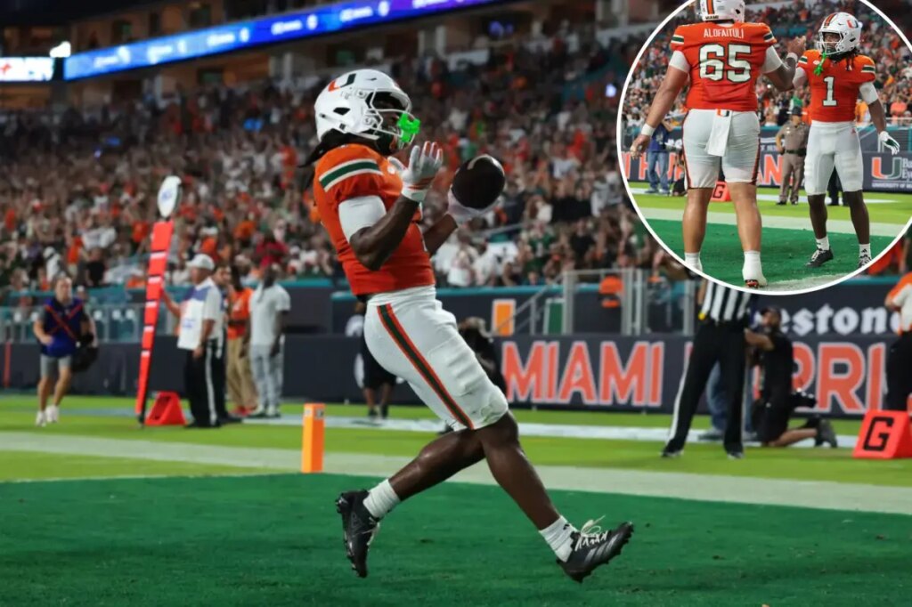 Malachi Toney يضرب Heisman بينما تفوز ميامي بـ 70 نقطة