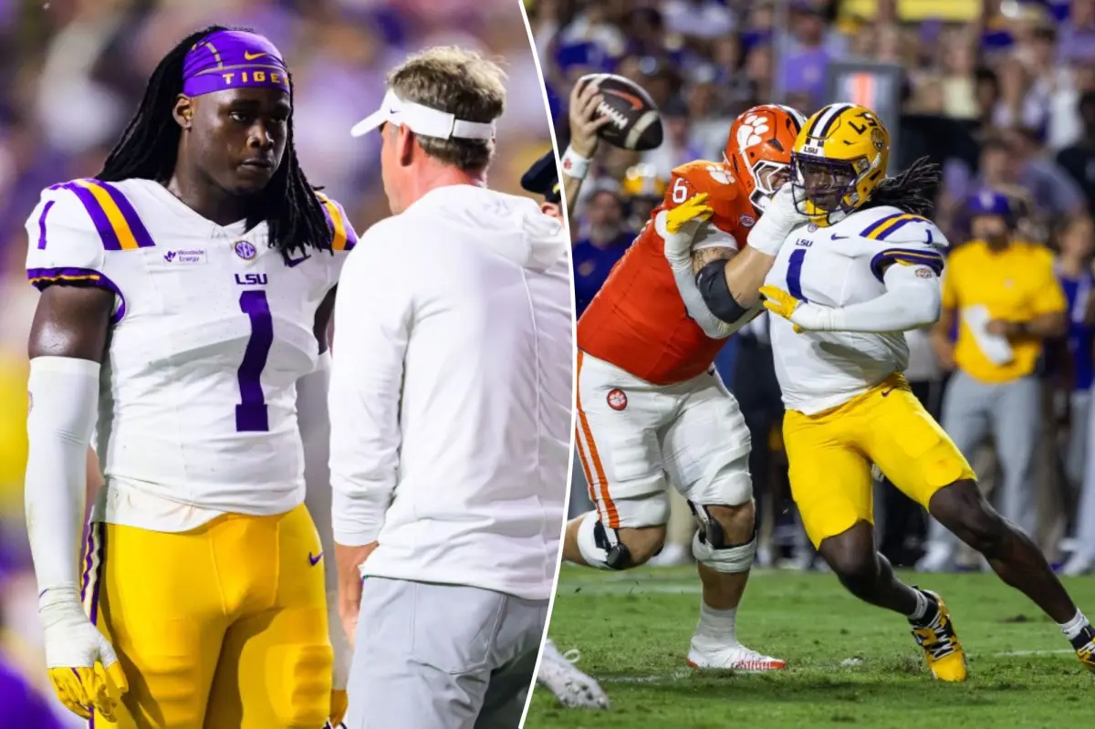 قام نجم LSU Princewill Umanmielen بتقديم أوراق Ole Miss قبل المواجهة الساخنة يوم السبت