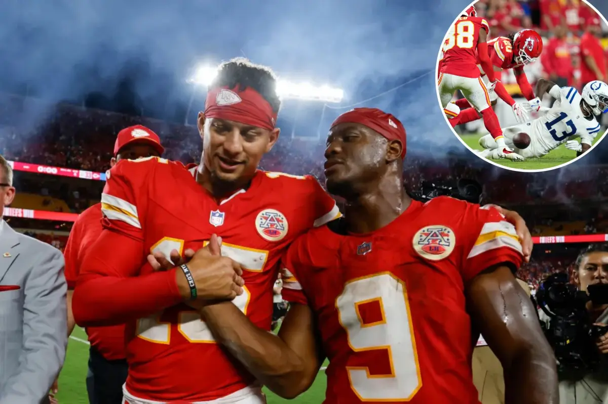 فاز Chiefs على Colts في الوقت الإضافي بعد أن كاد التسلسل الغريب أن يكلفهم المباراة