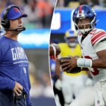 بطاقة تقرير العمالقة من خسارة NFL Week 2 أمام رامز