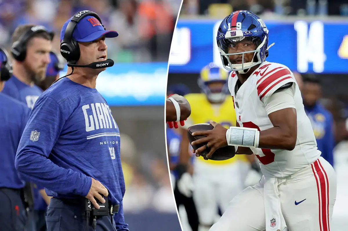 بطاقة تقرير العمالقة من خسارة NFL Week 2 أمام رامز