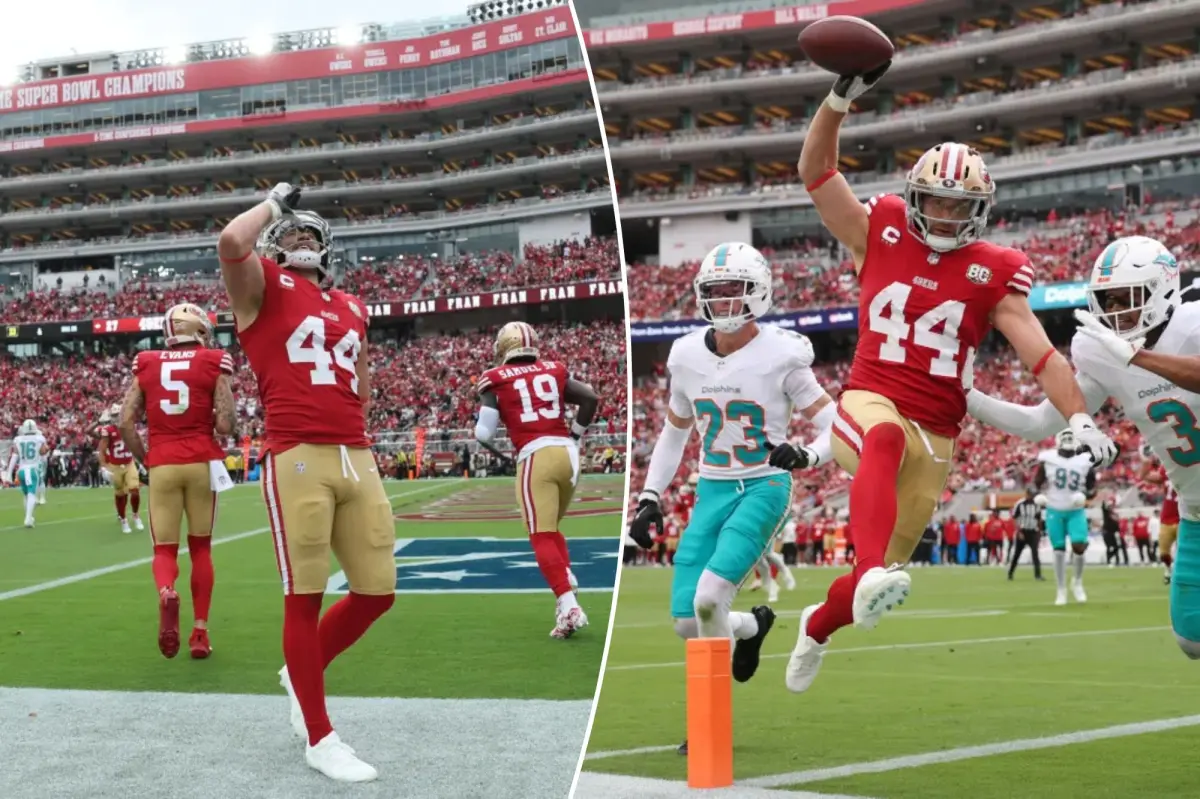 تم تغريم كايل Juszczyk لاعب فريق 49ers بسبب احتفاله "بالصداع" لفترة طويلة